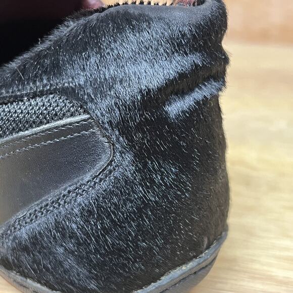 Valentino Garavani Dual Strap Fur Shoes Men Size 9 US, 42 EU Black Leather Italy main image 10